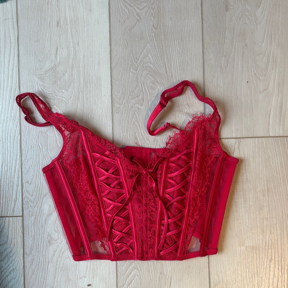 La SENZA Dream Angels Vibrant Red Corset